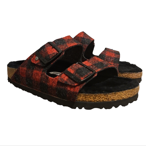 Birkenstock Shoes - Fleece Lined Plaid Women's Birkenstock